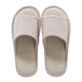 thumbnail image 1 of Linen Indoor Home Slippers For Men And Women Home Garden Household Commodities Slippers, 1 of 6