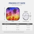 thumbnail image 3 of Naloa Palm Trees at Sunset Print 2-Piece Windshield Sunshade,Foldable Car Front Window Sun Shades,for Most Sedans SUV Truck-Large, 3 of 6