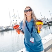 Sirius Signal C-1003 USCG Approved Marine SOS Signal and Boat Flare Replacement with Distress Flag and Whistle