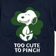 thumbnail image 3 of Peanuts -  Too Cute To Pinch - Men's Short Sleeve Graphic T-Shirt, 3 of 6