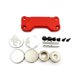thumbnail image 1 of Bewildely RCGOFFLOW-poste de carcasa Invisible de aleación de aluminio, montaje de carcasa invisible para 1/24 Rc, montaje de carcasa Axial Kits de construcción modelo Rojo, 1 of 6