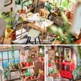 thumbnail image 3 of Rolife DIY Miniature Doll House Kit with Furniture for Children Adult Wooden Kits Toy (Emily's Flower Shop), 3 of 5