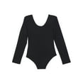 thumbnail image 5 of Petite Etoile Dancewear Girls Long Sleeve Black Leotard-Bonus Headband for Ballet & Dance-Size 8, 5 of 7