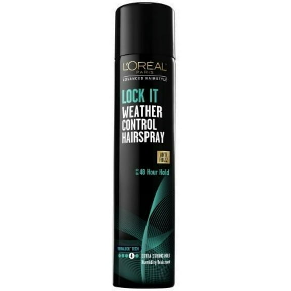 L'Oreal Advanced Hairstyle Lock It Weather Control Hair Spray Extra Strong Hold 8.25 oz