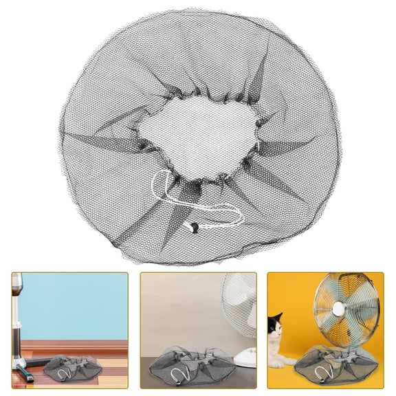 Luxshiny 3pcs Round Electric Fan Safety Cover, Dust Protection Guard for 18in Fans, Washable Mesh Cover for Kids and Finger Safety