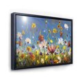 thumbnail image 3 of Designart 'Wildflowers and Daisies In Summer Garden Field II' Traditional Framed Canvas Wall Art Print, 3 of 5