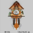 thumbnail image 3 of simhoa Vintage Decorative Clock Hanging Wood Clock Farmhouse Home Décor, 3 of 8