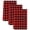 Red Black, variant on Black White Plaid Microfiber Kitchen Towel, Modern Simple Buffalo Check Gingham Soft Absorbent Dish Towels, Quick Drying Washable Dishcloths for Kitchen Cleaning, Drying Dishes, 18x28 Inches