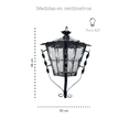 thumbnail image 5 of Farol Artesanal La Carreta Transparente Pared, 5 of 5