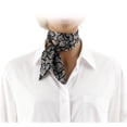 thumbnail image 3 of Unique Bargains 1 Pc Scarf Headband Paisley Neck Scarf for Women Black, 3 of 5