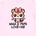 thumbnail image 4 of Inktastic Nana and Papa Grandchild Girl Tiger Girls Baby T-Shirt, 4 of 5