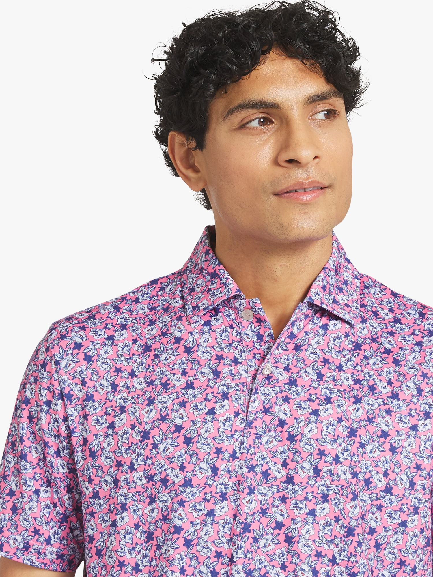 Chaps Men's and Big Men's Short Sleeve Performance Polo Shirt, Sizes S-3XL