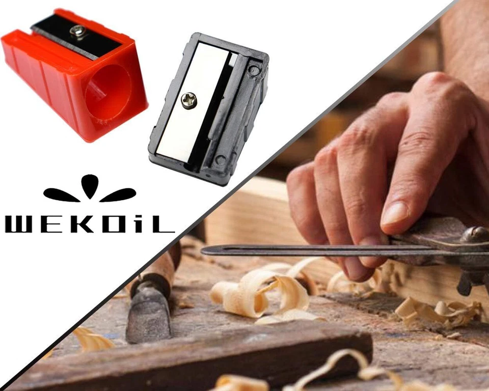 PRIME - Wekoil Pencil Sharpener Metal Blade Carpenter Pencil Sharpener Jumbo Crayon S...