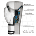 thumbnail image 4 of Guantes De Box  Bloosom Para Kickboxing,strap Velcro Golden 16 Oz, 4 of 4