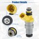 thumbnail image 5 of Coche Combustible Inyector Boquilla para Toyota Supra 3.0L - 6 Uds Plata Tono, 5 of 7