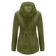 thumbnail image 4 of Abrigo largo cálido para mujer Sudadera con capucha Chaqueta de cuello Parkas de invierno delgadas Abrigos Fridja  BV0+456, 4 of 9