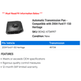 thumbnail image 2 of Automatic Transmission Pan - Compatible with 2004 Ford F-150 Heritage, 2 of 2