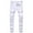 White, variant on Tejiojio Men's and Big Men's Relaxed Fit Men's New Tight-fitting Ripped Straight Hip-hop Stretch Motorcycle Denim Trouser