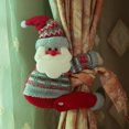 thumbnail image 1 of Moocorvic Christmas Santa Claus Doll Curtain Buckle Window Party Decor Gift Home, 1 of 2