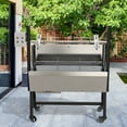 thumbnail image 5 of Ecojoy Rotisserie Grill Roaster, 132lbs Charcoal Grill Stainless Pig Lamb Spit Roaster Outdoor BBQ Grill with 25W Motor, Wind Baffle and Hand Crank, Black, 5 of 10