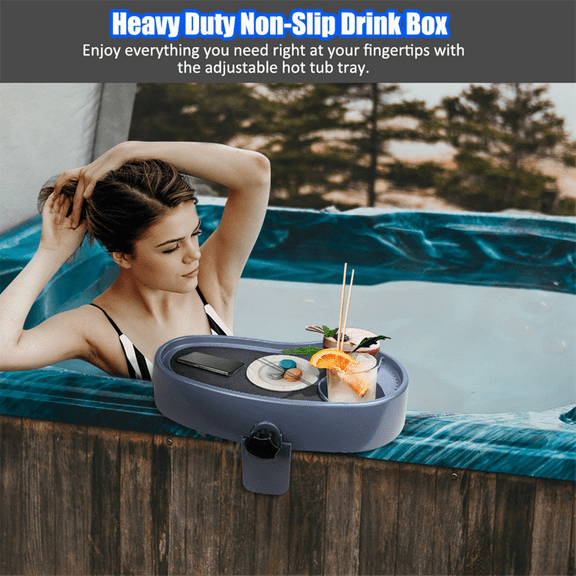 Bathtub Tray Box, Bathtub Tray Table, Fits Most Bathtubs