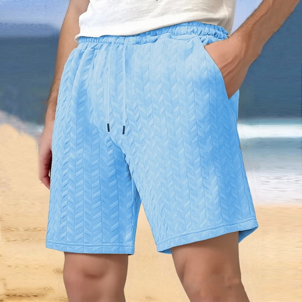 WILLBEST Pantalones Cortos Cargo para Hombre, de Color Liso, con Cremallera y Bolsillos, Informales, Cómodos y Transpirables, para Verano, para Uso Diario.