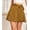 Yellow#145, variant on Wowcloth Womens Sequin Mini Skirt with Shorts Layered Ruffle High Waist Flowy Sparkly Glitter Skirt
