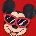 thumbnail image 3 of Disney Mickey Mouse Kids Sweatshirts Family Matching Sets 3D Sunglass Applique Red Ugly Sweatshirts, 3 of 10