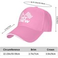 thumbnail image 3 of Racing Pit Crew Baseball Cap Sandwich Adjustable Dad Hat Men Women Black, 3 of 6