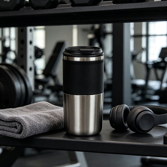 550ml Stainless Steel Insulated Cup Portable Leakproof Travel Mug Double Wall Vacuum Coffee Tea Tumbler for Home Office Camping