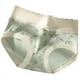 thumbnail image 1 of Gibobby Pantaletas para mujer Pantalones cortos de triángulo sin costuras cómodos con ventilación de algodón de cintura media para mujer(Verde,M), 1 of 4