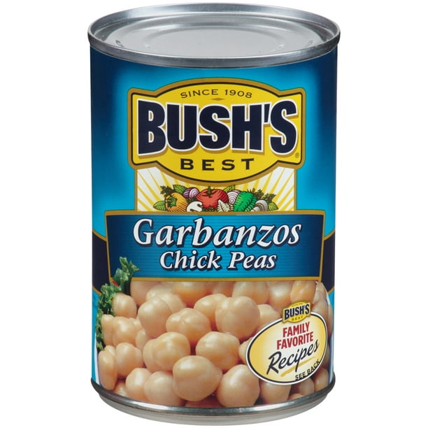 BUSHS Garbanzo Beans Plant Based Protein Canned Chickpeas 16 Oz