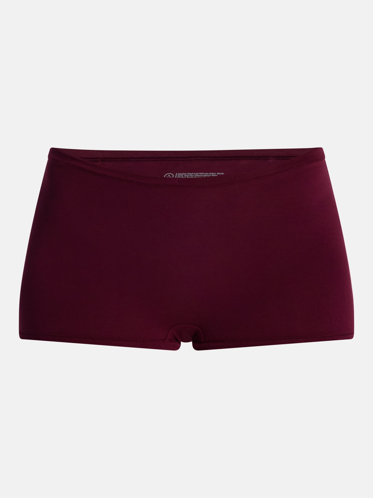 No Boundaries Cotton Stretch Jersey Boyshort Panties, 3 Pack, Women's XS-XXXL