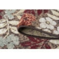 thumbnail image 6 of Deco Transitional 5' x 7' Brown and Red Polypropylene Indoor Area Rug, 6 of 7