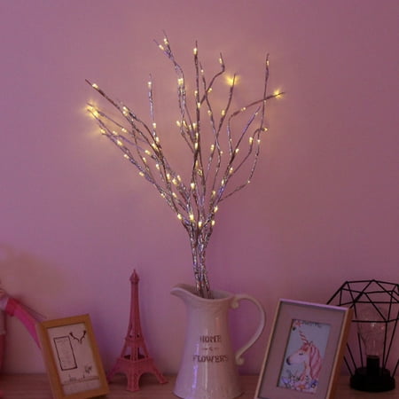 Natural Twig Heart - Moaere LED Natural Willow Twig Lighted Branch Battery Powered for Home Decoration