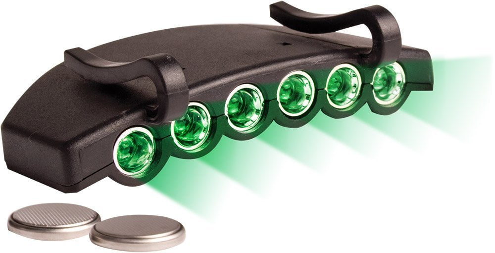 Green led hat light Clearance