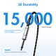 thumbnail image 4 of Cable para guitarra Heams Premium, 3 m 1/4 pulgadas, bajo eléctrico sin ruido, 4 of 7