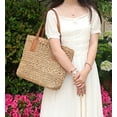thumbnail image 3 of CoCopeaunts Women's Tote Handbags Tote Bag Handbags Satchel Bags Casual Tote Purse Shoulder Bag Stylish Straw Bag Hobo Bag Beach, 3 of 7