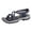 Blue, variant on Rokment Womens Orthotic Hiking Climbing Trekking Athletic Sandals with Back Strap Comfortable Elastic Arch Support Walking Workout Non Slip Water Shoes Summer Black Size 9