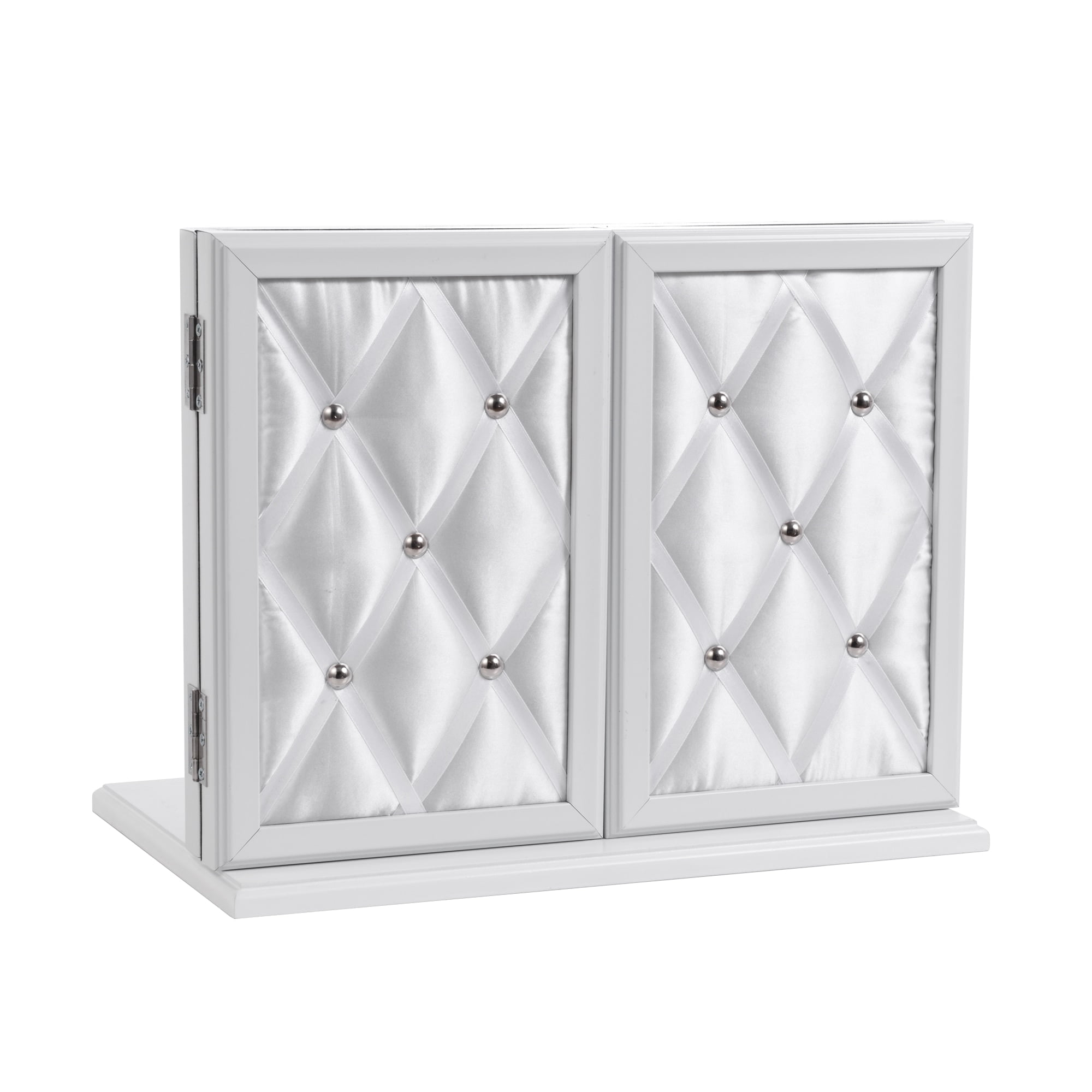 Inspired Home Linda Modern Contemporary 3 In 1 Trifold Tabletop Vanity Mirror