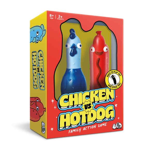 Chicken vs. Hotdog – A Fast-Paced Party Board Game for Kids, Teens, and Adults