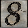 thumbnail image 3 of Jeffries, Oliver 20x20 Black Modern Framed Museum Art Print Titled - huit, 3 of 5