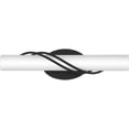 thumbnail image 2 of Quoizel PCSQ8519MBK 1-Light 19" LED Bath Vanity Fixture, Matte Black Finish, 2 of 2