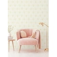 thumbnail image 2 of Packed Party Geometric Gold Standard Geometric Peel And Stick Vinyl Wallpaper, 216-in by 20.5-in, 30.75 sq. ft., 2 of 7