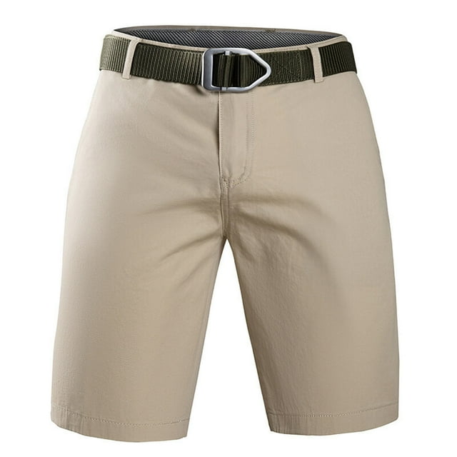 pstuiky Pantalones cortos para hombre, Pantalones cortos holgados y finos de color liso para hombre, talla grande, a la moda, de playa, de pierna recta Pantalones cortos de entrenamiento