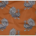 thumbnail image 4 of oneOone Organic Cotton Poplin Twill Fabric Peacock Block Decor Fabric Printed BTY 42 Inch Wide, 4 of 4