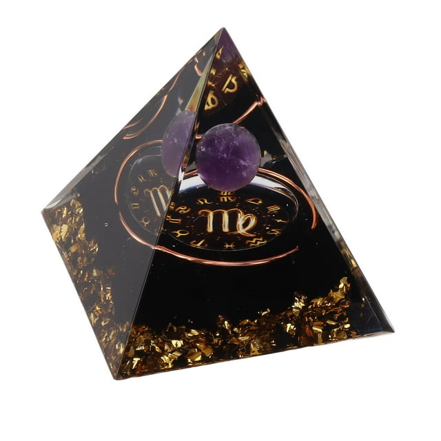 Pyramide, pyramide d'Orgonite 5cm Méditation Pyramides d'Orgonite pour Énergie Positive, Guérison, Méditation, Chakra