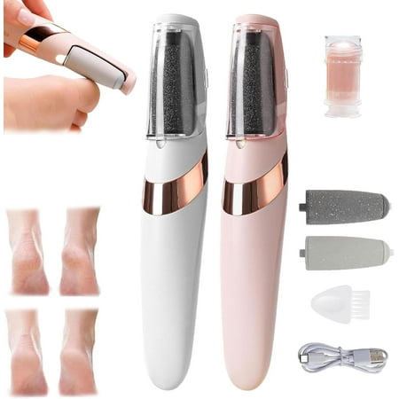 Novetek Electric Feet Callus Remover, Novetek Electric Foot File, Electrics Pedicure Tools for Feet, Silk 3 Pro Pedicure Wand Set for feet, Waterproof Foot Scrubber File for Dead,Hard