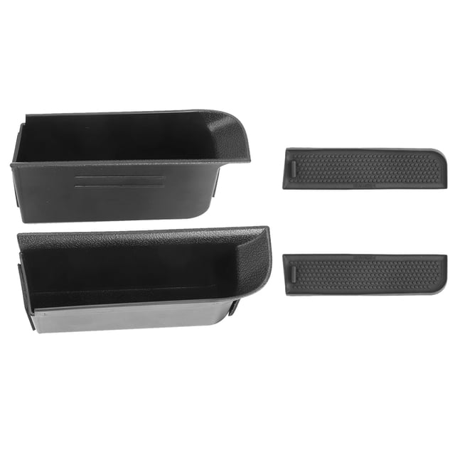 Front Row Door Organizer, Space Saving Car Door Storage Box Antislip Black For Upgrade