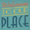 thumbnail image 2 of Grey, Jace 20x20 White Modern Wood Framed Museum Art Print Titled - Welcome, 2 of 4